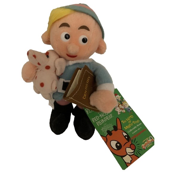 Hermey Herbie Misfit Elf Dentist Spotted Elephant 7" CVS Stuffins 1999 NEW TAG - Picture 1 of 13